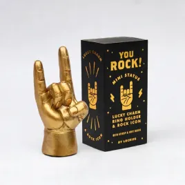 luckies-you-rock-gold-salute-lucky-charm-or-ring-holder-dekoracja-8x18x6-cm