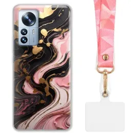 etui-do-xiaomi-12-pro-5g-funkcjonalne-szeroka-rozowa-smycz-marmurki-marble