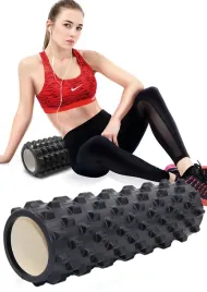 walek-roller-do-masazu-fizjoterapii-fitness-rozciagania-joga-z-wypustkami