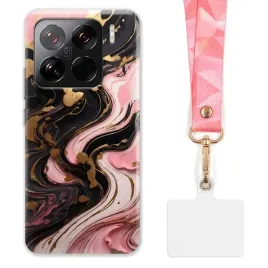 etui-do-xiaomi-15-pro-funkcjonalne-szeroka-rozowa-smycz-marmurki-marble-wz