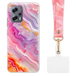 etui-do-xiaomi-redmi-note-11t-pro-szeroka-rozowa-smycz-marmurki-mix-wzory