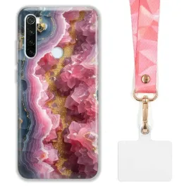 etui-do-xiaomi-redmi-note-8t-funkcjonalne-szeroka-rozowa-smycz-marmurki-wz