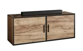 szafka-rtv-dio-2-dab-craft-zloty-z-polka-pod-telewizor-zamknieta