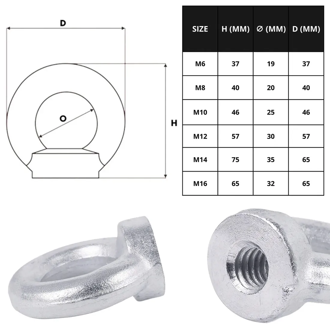 nakretka-z-uchem-6mm-stan-nowy