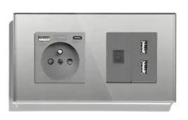 gniazdko-elektryczne-szklane-podwojne-2f-157mm-usb-a-c-internet-rj45-cat5e