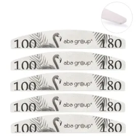 pilnik-flaming-polksiezyc-profesjonalny-manicure-100-180-slim-abagroup-5szt