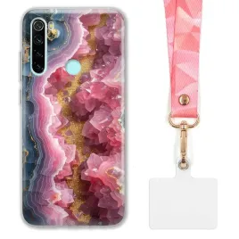 etui-do-xiaomi-redmi-note-8-funkcjonalne-szeroka-rozowa-smycz-marmurki-wz