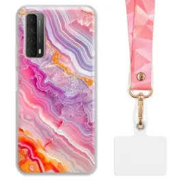 etui-do-huawei-p-smart-2021-funkcjonalne-szeroka-rozowa-smycz-marmurki-wz