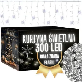 kurtyna-swietlna-300-led-13m-sople-lampki-biale-zimne-flash-zewnetrzne
