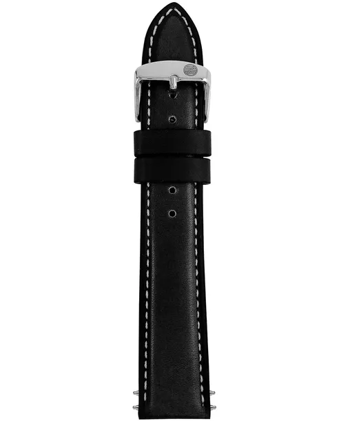 Pasek Zeppelin Black Leather 20 mm