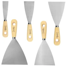 topex-5x-szpachla-malarska-30-50-80-100-120-mm-drewniany-uchwyt