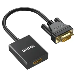 unitek-adapter-vga-na-hdmi-fullhd-1080p-60-hz-czarny-15cm-plugandplay