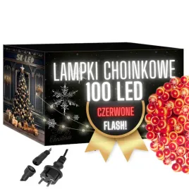 lampki-choinkowe-100-led-czerwone-flash-zewnetrzne-wewnetrzne