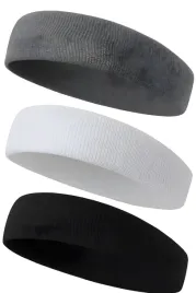 3x-opaska-sportowa-na-czolo-glowe-wlosy-do-biegania-cwiczena-unisex-frotka
