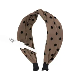 opaska-do-wlosow-pin-up-w-czarne-grochy-i-gladka-brazowa