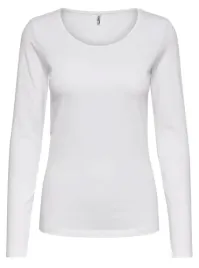 only-bluzka-biala-z-dlugim-rekawem-damska-gladka-l-j-l