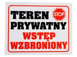 tabliczka-tablica-teren-prywatny-wstep-wzbroniony