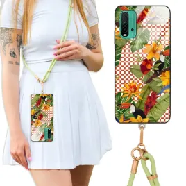 etui-do-xiaomi-redmi-9t-case-crossglam-z-polyskiem-oliwkowe-styl-boho-wzory