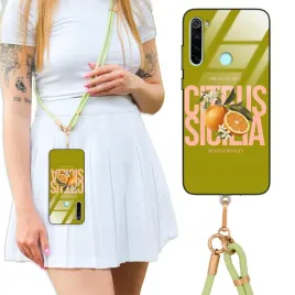 etui-do-xiaomi-redmi-note-8-case-crossglam-z-polyskiem-oliwkowe-boho-wzory