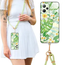 etui-do-realme-c35-case-crossglam-z-polyskiem-oliwkowe-boho-or-botaniczne-wz