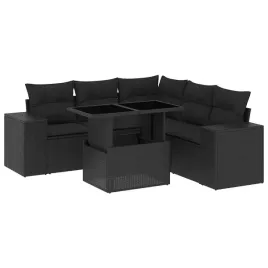 vidaxl-6-cz-zestaw-mebli-ogrodowych-z-poduszkami-czarny-polirattan