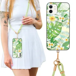etui-do-iphone-12-case-crossglam-z-polyskiem-oliwkowe-boho-or-botaniczne-wz