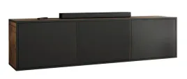 szafka-rtv-coso-3-dab-craft-zloty-czarny-z-polka-pod-telewizor-zamknieta