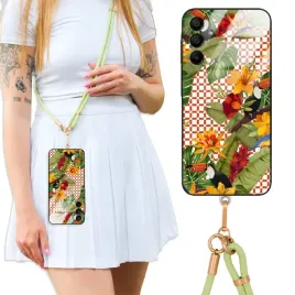 etui-do-samsung-a15-4g-case-crossglam-z-polyskiem-oliwkowe-styl-boho-wzory