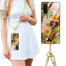 etui-do-oppo-find-x2-case-crossglam-z-polyskiem-oliwkowe-styl-boho-wzory