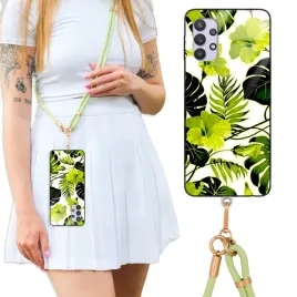 etui-do-samsung-m32-5g-case-crossglam-z-polyskiem-oliwkowe-styl-boho-wzory