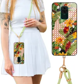 etui-do-xiaomi-redmi-note-9-case-crossglam-z-polyskiem-oliwkowe-boho-wzory