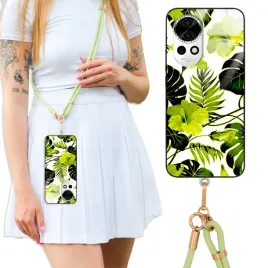 etui-do-huawei-nova-12-case-crossglam-z-polyskiem-oliwkowe-styl-boho-wzory
