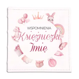 album-skorzany-prezent-chrzest-urodziny-dziecka-wspomnienia-ksiezniczki