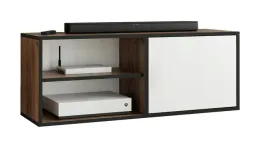 szafka-rtv-coso-2-dab-craft-zloty-bialy-z-polka-pod-telewizor-otwarta