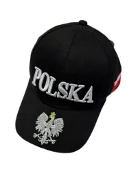 dziecieca-czapka-kibica-z-daszkiem-polska-czarna-orzel-na-daszku-haft