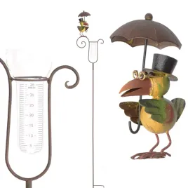 deszczomierz-ogrodowy-150-cm-z-ptakiem-w-cylindrze-i-parasolem