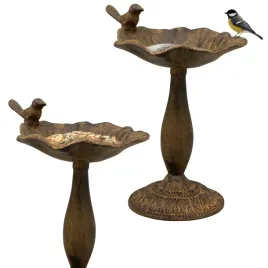 ciezkie-poidlo-na-nozce-z-ptakiem-23-cm-vintage-misa-karmnik-ogrodowy