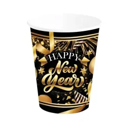 kubeczki-papierowe-happy-new-year-sylwester-nowy-rok-zlote-240-ml-6-szt