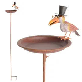 metalowe-poidlo-do-ogrodu-z-figurka-ptaka-w-cylindrze-smieszne-127-cm