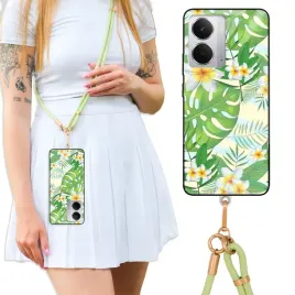 etui-do-realme-neo-7x-case-crossglam-z-polyskiem-oliwkowe-styl-boho-wzory