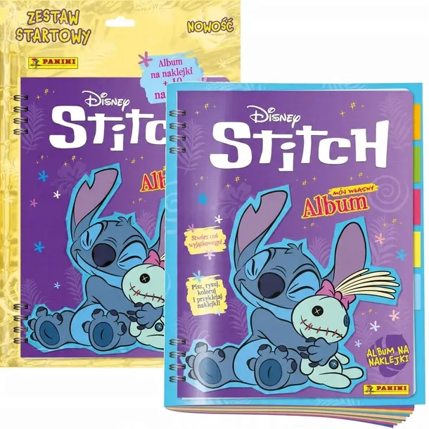 Panini ZESTAW STARTOWY Kolekcja Naklejkowa Album na naklejki Lilo i Stitch