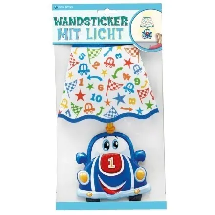 naklejka-scienna-lampka-led-auto-blue