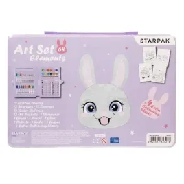 starpak-zestaw-artystyczny-68-elementow-rabbit-kroliczek