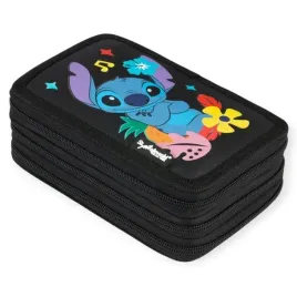 piornik-szkolny-trzykomorowy-potrojny-z-wyposazeniem-disney-stitch-black
