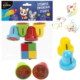stempelki-zwierzaki-duze-poduszka-z-tuszem-kidea