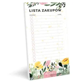 lista-zakupow-50-kartek-magnes-na-lodowke-kwiat