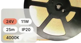 tasma-led-24v-cob-11w-480led-ip20-4000k-100lm-w-ragreater90-8mm-25mb