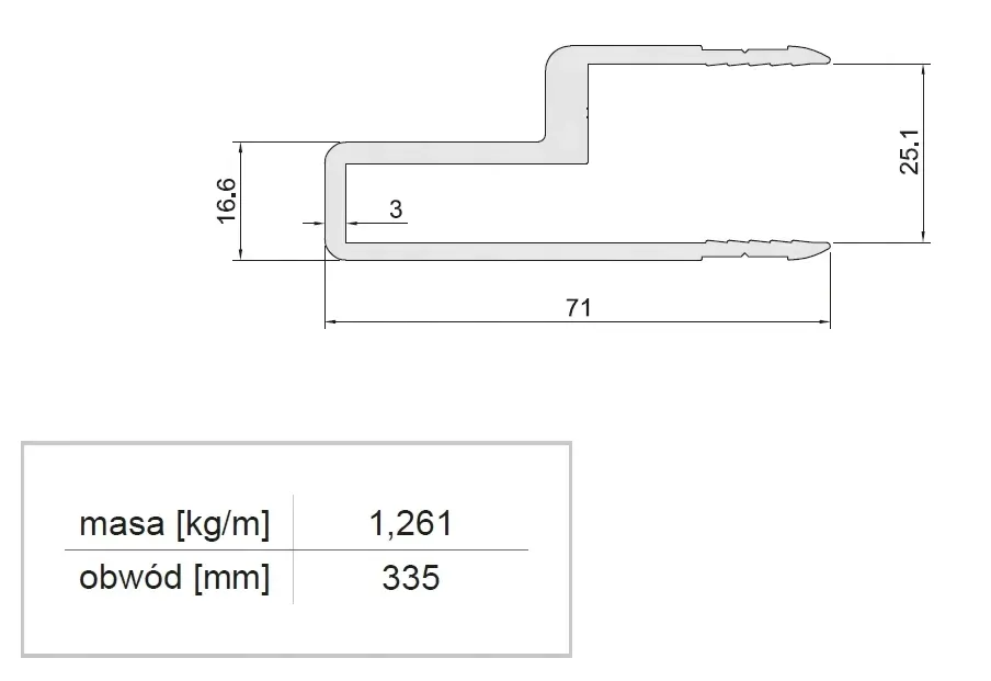 profil-do-drzwi-kontenera-250-cm-stan-nowy