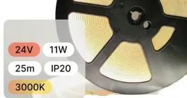 tasma-led-24v-cob-11w-480led-ip20-3000k-95lm-w-ragreater90-8mm-25mb