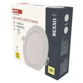 panel-led-wpuszczany-nexxo-okragly-bialy-12w-ciepla-biel